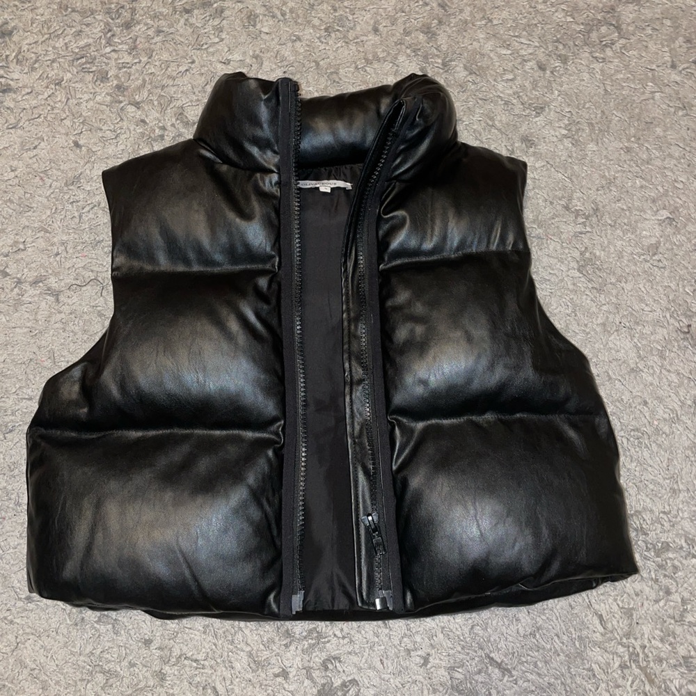 Faux Leather Vest